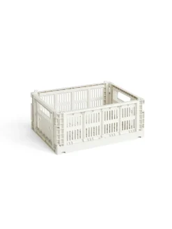 HAY Colour crate M, off white fra New