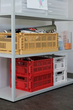 HAY Colour crate M, red fra Online