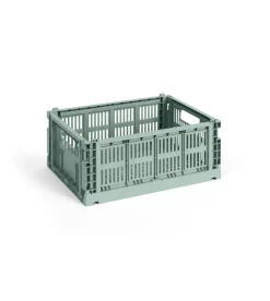 HAY Colour Crate Medium, Sage green fra New