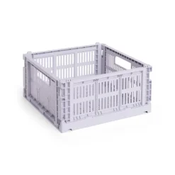 HAY Colour Crate Medium Square, Lavender fra Best