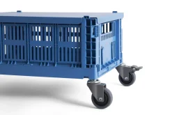 HAY Colour crate metal låg, medium fra