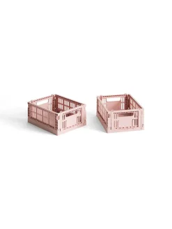 HAY Colour Crate Mini 2 Stk., blush fra Sale