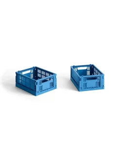 HAY Colour Crate Mini 2 Stk., electric blue fra Sale