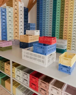 HAY Colour crate S, dark blue fra Online
