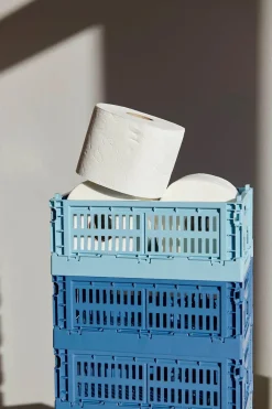 HAY Colour crate S, electric blue fra Discount