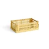 HAY Colour crate S, golden yellow fra Online