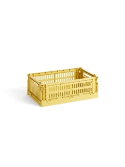 HAY Colour crate S, golden yellow fra Online
