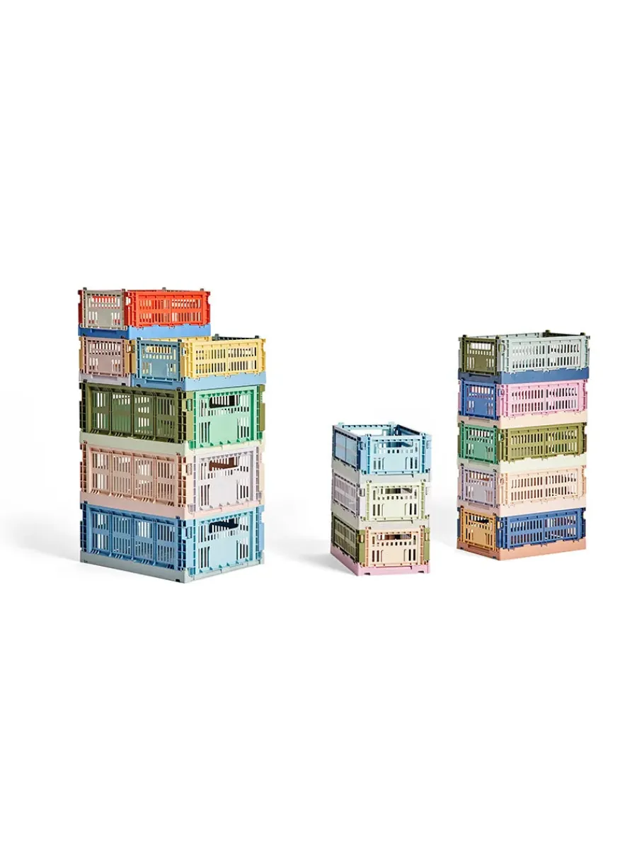 HAY Colour crate S, golden yellow fra Online