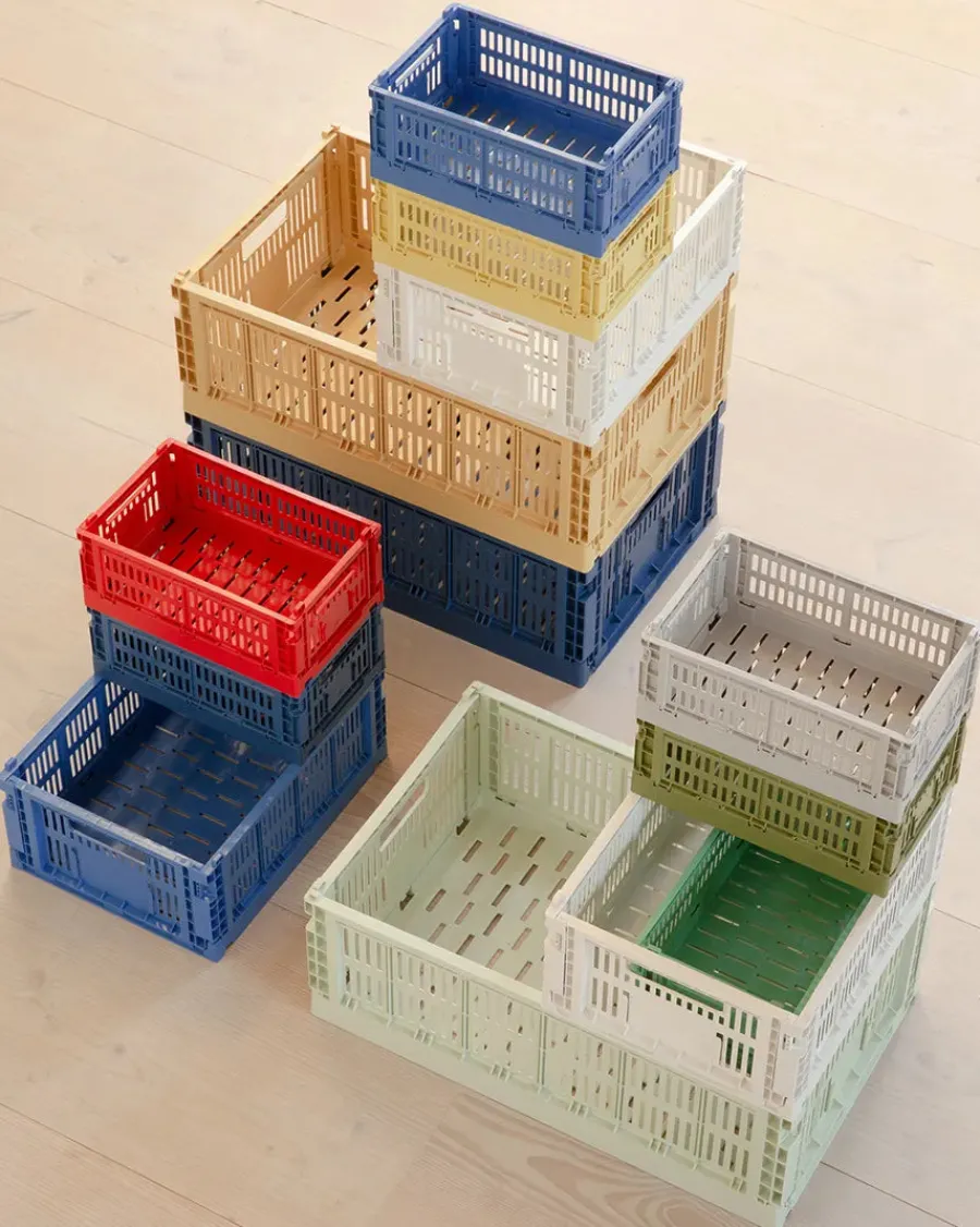 HAY Colour crate S, golden yellow fra Online