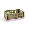 HAY Colour crate S, mix olive powder fra Sale