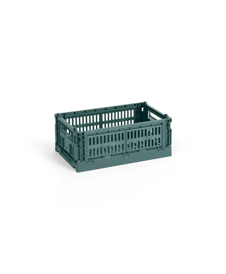 HAY Colour crate S, mix olive powder fra Sale