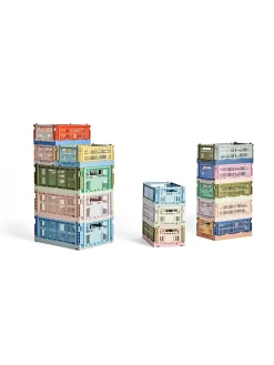 HAY Colour crate S, mix sky blue fra Online