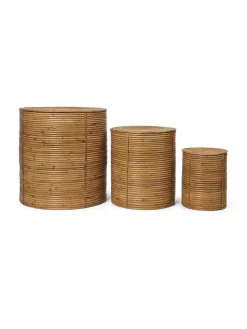 Ferm Living Column Storage, sæt á 3 stk. fra Outlet