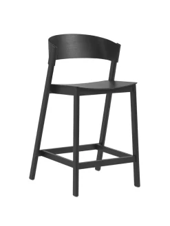 Muuto Cover Counter Stool, black fra