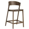 Muuto Cover Counter Stool, stained dark brown fra New