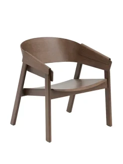 Muuto Cover Lounge Chair, dark stained brown fra New