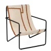 Ferm Living Desert Kids Chair, black/shape fra New