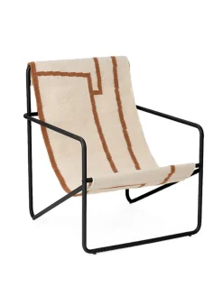 Ferm Living Desert Kids Chair, black/shape fra New