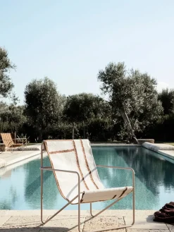 Ferm Living Desert Lounge Chair, cashmere fra Best
