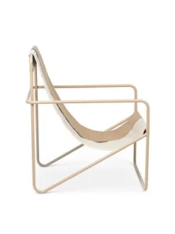 Ferm Living Desert Lounge Chair, cashmere fra Best