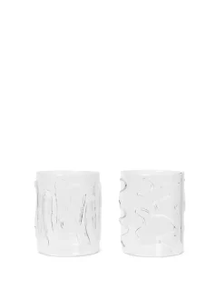 Ferm Living Doodle Glasses Tall, sæt á 2 stk. fra Discount