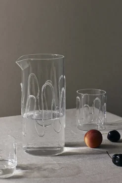 Ferm Living Doodle Glasses Tall, sæt á 2 stk. fra Discount