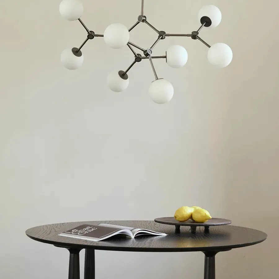 101 Copenhagen Drop Bulp Chandelier, mini grey fra Clearance