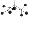 101 Copenhagen Drop Chandelier Globe, Burned Black fra Discount