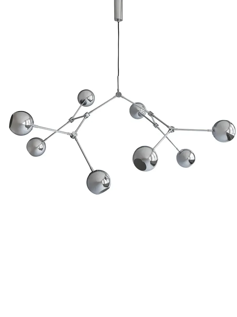 101 Copenhagen Drop Chandelier Globe, Burned Black fra Discount