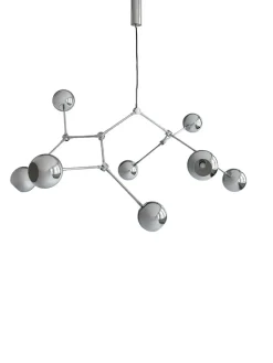 101 Copenhagen Drop Chandelier Globe, Burned Black fra Discount