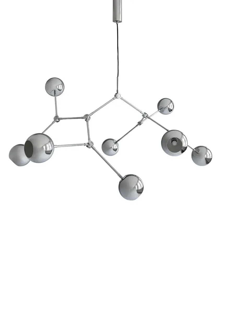 101 Copenhagen Drop Chandelier Globe, Burned Black fra Discount