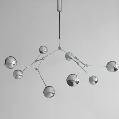 101 Copenhagen Drop Chandelier Globe, Burned Black fra Discount