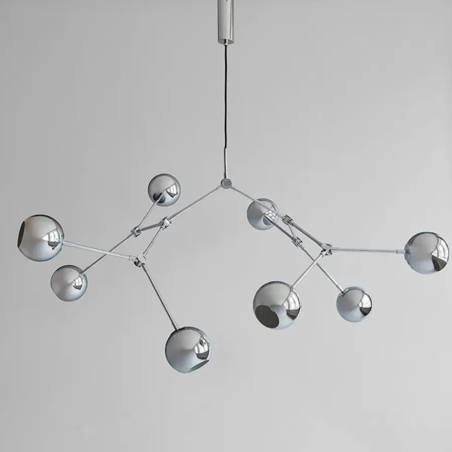 101 Copenhagen Drop Chandelier Globe, Burned Black fra Discount