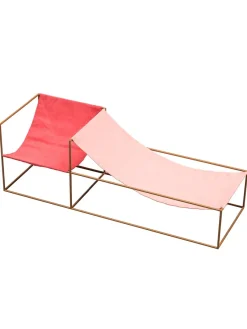 Valerie Objects Duo Seat, red/pink fra