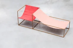 Valerie Objects Duo Seat, red/pink fra