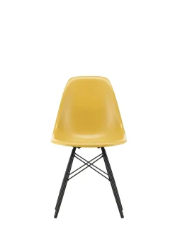 Vitra Eames Fiberglass Chair DSW, sortlakeret ahorn fra Discount