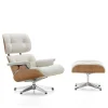 Vitra Eames Lounge Chair inkl. Fodskammel, valnød/Nubia fra Sale