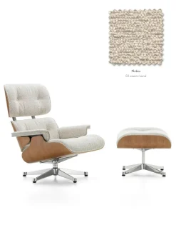 Vitra Eames Lounge Chair inkl. Fodskammel, valnød/Nubia fra Sale