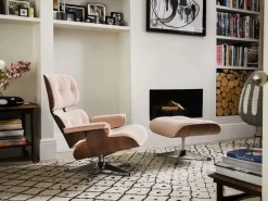 Vitra Eames Lounge Chair inkl. Fodskammel, valnød/Nubia fra Sale