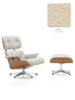 Vitra Eames Lounge Chair inkl. Fodskammel, valnød/Nubia fra Sale