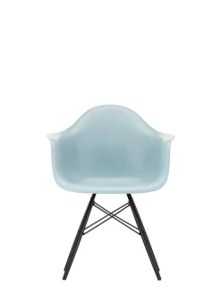 Vitra Eames Plastic Armchair DAW, sortlakeret ahorntræ fra Online