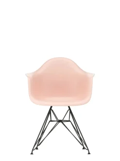 Vitra Eames Plastic Armchair DAR, sort pulverlakering fra