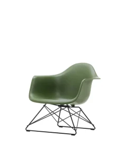 Vitra Eames Plastic Armchair LAR, sortlakeret fra Best