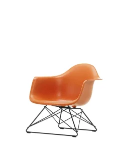 Vitra Eames Plastic Armchair LAR, sortlakeret fra Best
