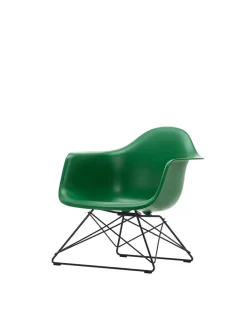 Vitra Eames Plastic Armchair LAR, sortlakeret fra Best