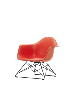 Vitra Eames Plastic Armchair LAR, sortlakeret fra Best