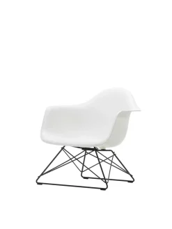 Vitra Eames Plastic Armchair LAR, sortlakeret fra Best