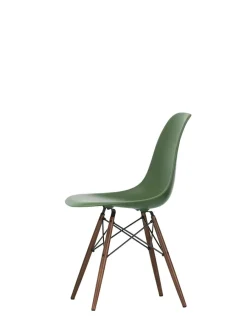 Vitra Eames Plastic Side Chair DSW, mørkbejdset ahorntræ fra Clearance