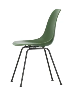 Vitra Eames Plastic Side Chair DSX, sort pulverlakeret fra Hot