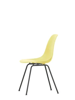 Vitra Eames Plastic Side Chair DSX, sort pulverlakeret fra Hot